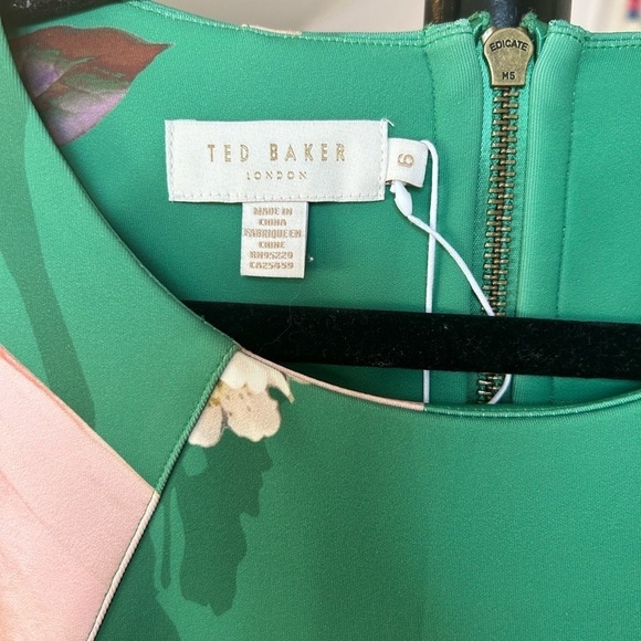 NWT Ted Baker London Luxie Floral Neoprene Skater Dress - Picture 6 of 8